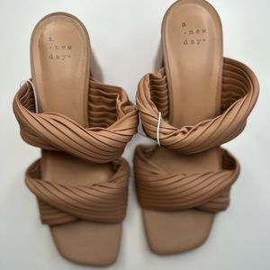 A NEW DAY Comfortable Tan Sandals